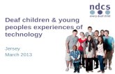 Deaf children & young peoples experiences of technology