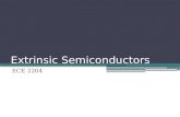 Extrinsic Semiconductors