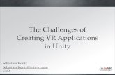 SAE AR/VR - The challenges of creating a VR application with Unity