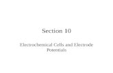 Section 10 Electrochemical Cells and Electrode Potentials