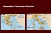 Geography of Italy compared to Greece. Ancient Rome Geography Early Rome