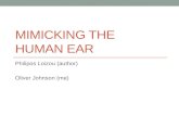 Mimicking the Human ear