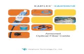 Armored Optical Fiber Cable - Kaiflex Optical Fiber...¢  2017-10-16¢  Armored Optical Fiber Cable Note