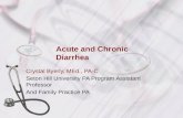 Acute and chronic diarrhea summary