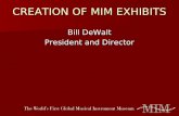 MIM - Creation of MIM Exhibits