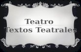 Teatro Textos teatrales