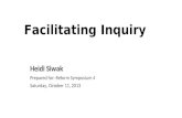 Facilitating inquiry