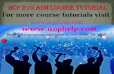 HCP 210 UOP course/uophelp