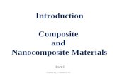 Introduction Composite and Nanocomposite Materials Part-I Prepared By_S. Manish RTDC