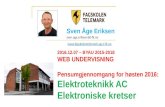 2016.12.07 ac-pensumoversikt host 2016 Elektroteknikk AC Sven Åge Eriksen Fagskolen Telemark Læringsutbytte