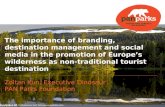 Branding, destination management and social media to promote wilderness destination