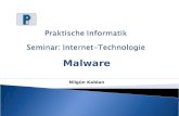Malware Nilg¼n Kablan. Malware .. Geschichte der Malware . Unterschiedliche Typen von Malware