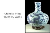 Chinese ming dynasty vases