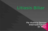 Litiasis Biliar (P­a)