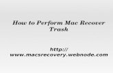 Mac Recover Trash For Recover Deleted file From Trash