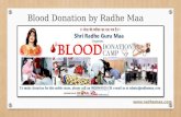 Blood Donation by Radhe Maa
