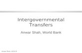 Anwar Shah, OEDCR1 Intergovernmental Transfers Anwar Shah, World Bank