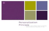 Personalization Principle