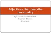 Adjectives that  describe  personality