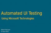 Automated UI Testing