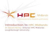 HPC Midlands Launch - Introduction to HPC Midlands