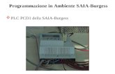PLC PCD1 della SAIA-Burgess Programmazione in Ambiente SAIA-Burgess