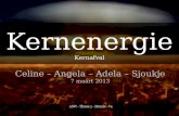 Kernenergie Kernafval Celine â€“ Angela â€“ Adela â€“ Sjoukje 7 maart 2013