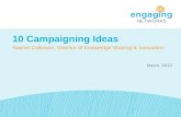 10 campaigning ideas