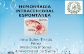 Hemorragia intracerebral espontanea