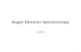 Auger Electron Spectroscopy (AES) 1. Brief History Auger Effect discovered in 1920â€™s Meitner published first journal Auger transitions considered noise