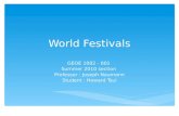 World Festivals