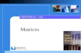 Matrices CHAPTER 8.1 ~ 8.8. Ch8.1-8.8_2 Contents ï¶ 8.1 Matrix Algebra 8.1 Matrix Algebra ï¶ 8.2 Systems of Linear Algebra Equations 8.2 Systems of Linear