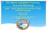 OCONUS Satellite Proving  Ground Meeting