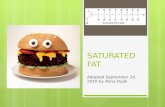 Saturated fat