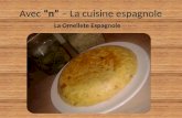 Avec n â€“ La cuisine espagnole La Omellete Espagnole
