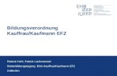 Bildungsverordnung Kauffrau/Kaufmann EFZ Roland Hohl, Patrick Lachenmeier Weiterbildungstagung BiVo Kauffrau/Kaufmann EFZ Zollikofen