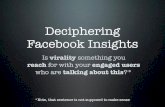 Deciphering Facebook Insights