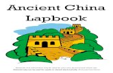 Ancient China Lapbook - GLOW Homeschool · PDF file Ancient China Lapbook . Ancient China Lapbook study by Jimmie Basic Timeline Ancient China includes just three dynasties: 1. Zhou