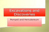 Excavations and Discoveries Pompeii and Herculaneum