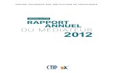 Rapport annuel 2012 du m©diateur du CTIP
