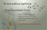 7 Transdisciplinary Consumerism. Culture-Ideology of Consumerism (CIC)