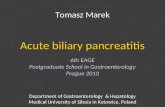 Acute biliary pancreatitis