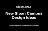 Sloan 2012  ~  New Sloan Campus Design Ideas