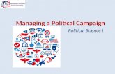 Managing a Political Campaign Political Science I