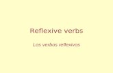 Reflexive verbs Los verbos reflexivos Reflexive verbs In this presentation, we are going to look at a special group of verbs called reflexive Letâ€™s start