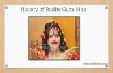 History of Radhe Guru Maa