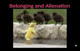 Belonging and Alienation