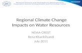 Regional Climate Change Impacts on Water Resources