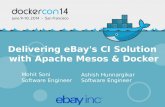 Delivering eBay's CI Solution  with Apache Mesos & Docker