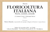 Presentazione "Floricoltura italiana " - Arturo Croci , Giovanni Serra